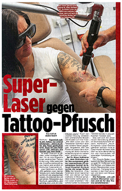 Bild-Ruhrgebiet vom 04.3.2019 - Superlaser gegen Tattoopfusch